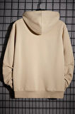 Uyguntarz Erkek Aleman Rapero Baskılı Oversize Sweatshirt