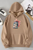 Uyguntarz Unisex Sevimli Kedi Sweatshirt
