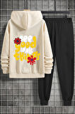 Uyguntarz Unisex Good things Baskılı Eşofman Takımı