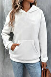 Uyguntarz Unisex Butterfly & Letter Graphic Baskılı Sweatshirt