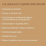 Gümüş Otantik Granat Taşlı Küpe