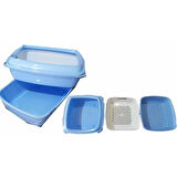 Kardelen Elekli Açık Kedi Tuvaleti 50 CM