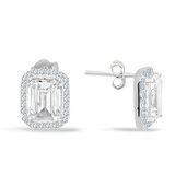 Altın Vidalı Baget Küpe (KP0128)