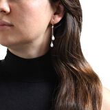 Sallantılı Altın İnci Küpe (KP0246)