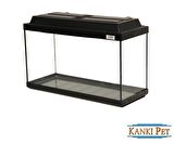 Kanki Pet 65 Cm Akvaryum  Siyah Tam Kapaklı