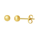 4 mm Kumlu Top Küpe KP099