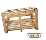 Kanki Pet 100 Cm Akvaryum Beyaz Kapaklı Bombeli Hazır set KP100BBSET01