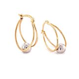 Toplu Halka Altın Küpe 14 Ayar