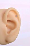 Çok Mini Çiçekli Helix Piercing Tragus Kıkırdak Piercing