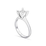 G Renk 0.74 Karat Pırlanta Tektaş Yüzük - HRD Sertifikalı