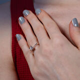 F Renk SI1 0.40 Karat Pırlanta Tektaş Yüzük - GİA Sertifikalı