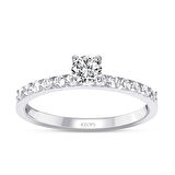 0.44 Karat Özel Tasarım Pırlanta Tektaş Yüzük