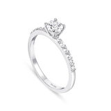 0.59 Karat  Özel Tasarım Tektaş Yüzük