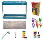 Kanki Pet KP5018 Ekonomik Hazır Set Turkuaz 50 CM
