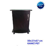 Kanki Pet Bombeli Akvaryum Sehpa Siyah 50 x 27 x 67 CM