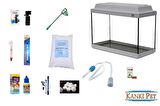 Kanki Pet 50 Cm Beyaz Tam Kapaklı full hazır Set 39 Litre