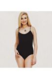Gümüş Kadın İp Askılı Çıtçıtlı Body 4025 - 6 Adet