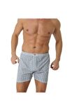 Sedef Yıldızı Erkek Desenli Penye Boxer 1012 - 6 Adet