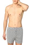Sedef Yıldızı Erkek Desenli Penye Boxer 1012 - 6 Adet
