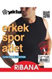 Yıldız Erkek Ribana Sıfır Kol Fanila Atlet - 3 Adet
