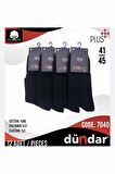Dündar Erkek Plus Yarım Konç Havlu Patik Çorap 7040 - 6 Adet