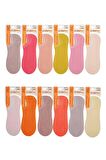 Dündar Kadın Modal Plus Pastel Renk Sneaker Çorap 6876 - 6 Adet