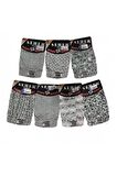 Seher Yıldızı Erkek Desenli Boxer 007 - 3 Adet