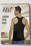 Tutku Elit Erkek Likralı Spor Askılı Atlet 1304 - 6 Adet
