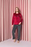 Sude Kadın Kışlık Kadife Pijama Takımı K200/808 - 1 Adet