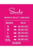 Sude Kadın Bambu V Yaka Kısa Kol İnce Pijama Takımı P300/93 - 1 Adet