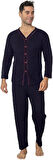Sude Ercan Erkek Önden Düğmeli Uzun Kol İnce Pijama Takımı A301-843 - 1 Adet