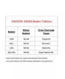 Hasyün Erkek %61 Siyah Yün Uzun Kollu Fanila Atlet Ve Uzun Don İçlik Takım 4001/4002- 1 Set