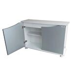 Kanki Pet 100 Cm MDF KP1000125GR Flex Gri Kapaklı Akvaryum Sehpası 100x31x69 cm