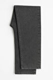 Kot pantolonu yüksek bel straight fit jeanz pantolonu gri kot pantolonu