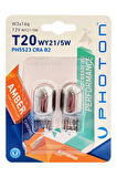 Blister Minyatür Serisi Chrome T20 wy21/5w PH5523 CRA B2 Turuncu