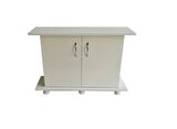 Kanki Pet  100 Cm MDF Akvaryum KP103 Beyaz Sehpa 100 x 40 x 67 Cm