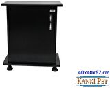 Kanki Pet 40 Cm MDF Akvaryum Sehpa Siyah 40x40x67h Cm