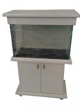 Kanki Pet Mobilyalı 80 x 50 x 60 cm (240 Litre) Beyaz