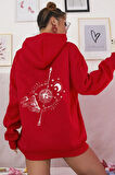 Uyguntarz Unisex Pusula Sırt Baskılı Sweatshirt