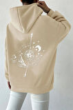 Uyguntarz Unisex Pusula Sırt Baskılı Sweatshirt
