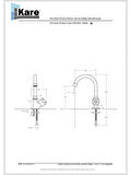 KARE ALTTAN TEKLİ LAVABO BATARYASI