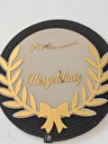 PLEKSİ SEFFAF HOŞGELDİNİZ KAPİ SÜSÜ 