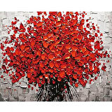 Canvas İlham Gelince Sayılarla Boyama Seti  Kasnaklı 40 x 50 cm