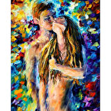 Canvas Genç Tutku Sayılarla Boyama Seti  Kasnaklı 40 x 50 cm