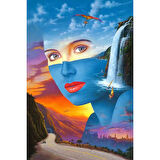 Canvas Gelecek Rüyası Sayılarla Boyama Seti  Kasnaklı 40 x 50 cm