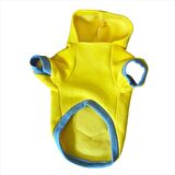 Sarı Sevimli Fare Kapşonlu Sweat by Kemique Köpek Kazağı 