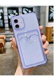Iphone 11 Şeffaf Kartlıklı Boyun Askılı Ipli Kılıf