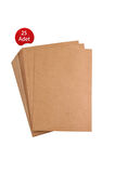 Kraft Araç Araba Oto Paspas Kağıdı Baskısız 25 Adet 35x50 Cm