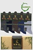 Bambu Erkek Çorap Klasik Soket Düz Uzun Yazlık Dikişsiz 5'li Kutulu Premium Set