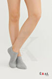 Unisex Düz Desen (3 ÇİFT) Pamuklu Terletmez Yazlık Görünmez Çorap Seti